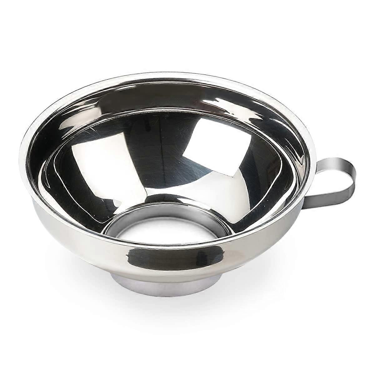 Canning Funnel for Kitchen Use, Stainless Steel Wide Mouth Food Funnel for Jar Filling and Bottle Pouring