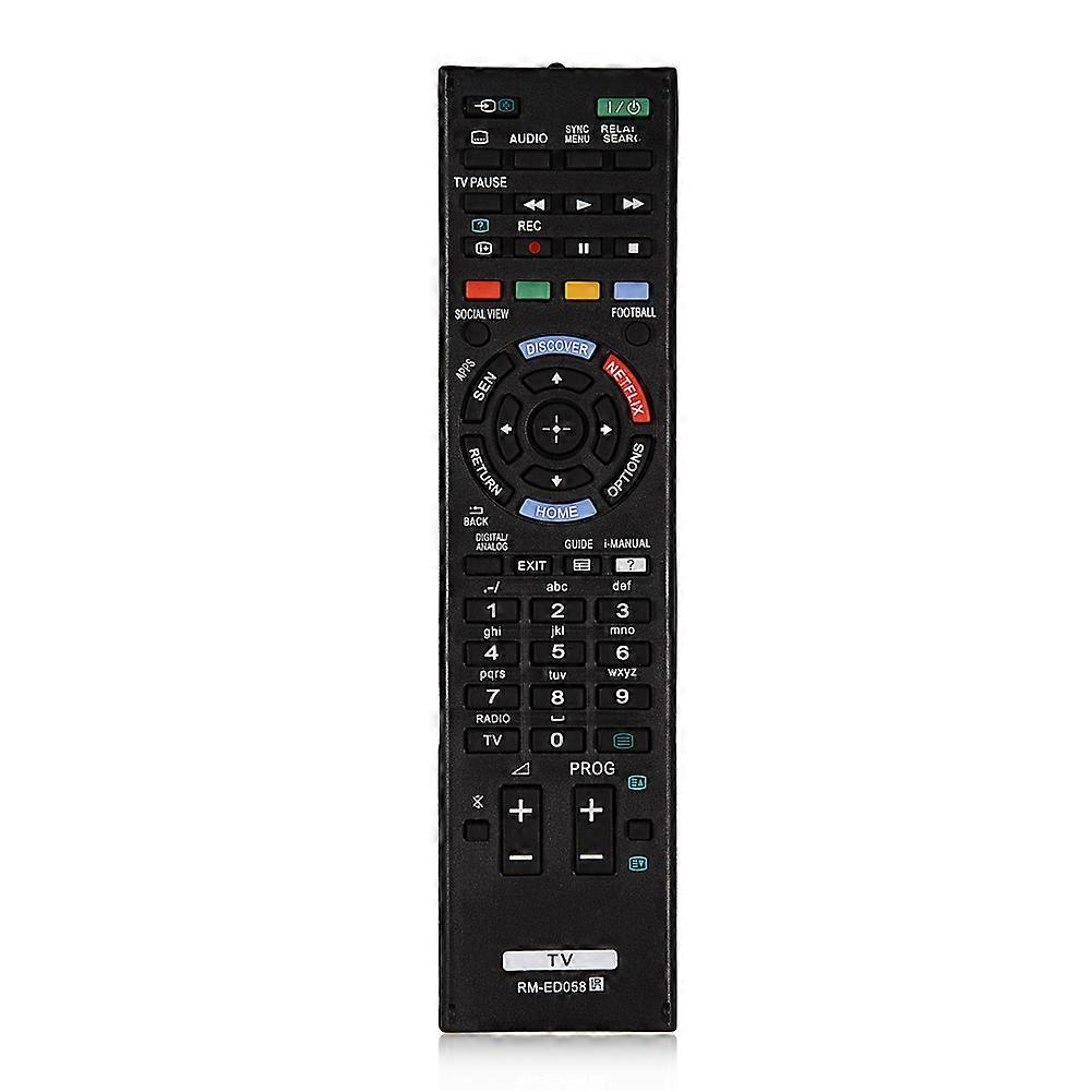 Black Remote Control Replacement for Sony RM-ED058 TV