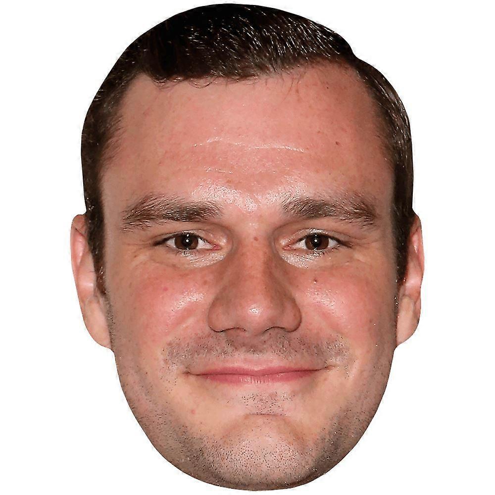 Cooper Hefner (Smile) Celebrity Mask, Flat Card Face