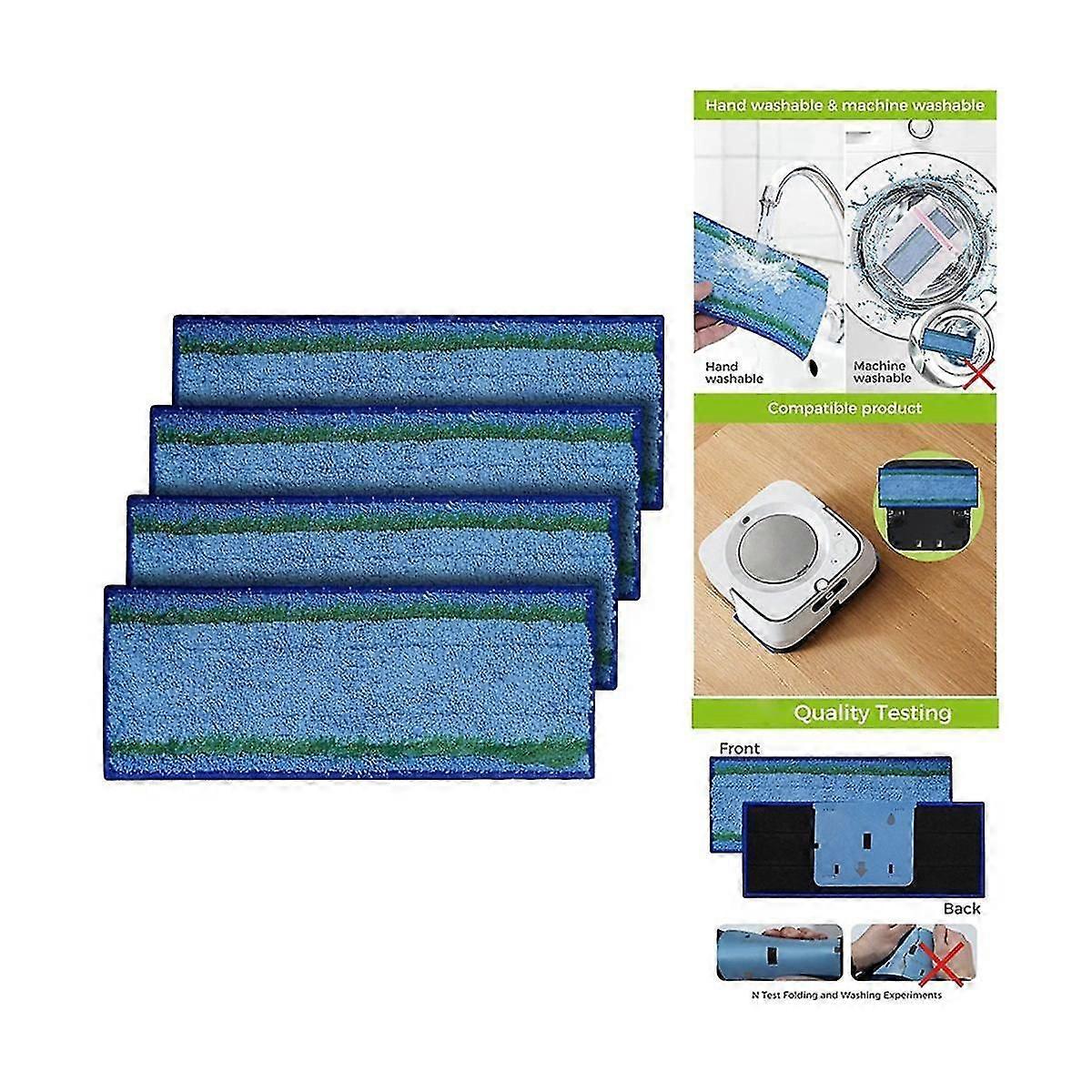Accessori per mop Pad Jet serie M6 Ultimate Robot Mop, robot lavabile e riutilizzabile Wet Mop
