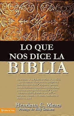 Lo que nos dice la Biblia
