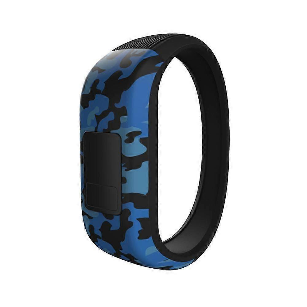 For Garmin Vivofit Jr/jr 2/3 Bands, Silicone Stretchy Replacement Watch Bands For Kids BoGirls Small Large(no Tracker)-small,3 Pack:blue&green&gray