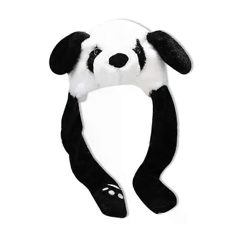 Jul Plysch Hatt Öra Moving Jumping Hat Jultomten Älg Öron Snögubbe Hattar Öra Moving Jumping Hat Gåva För Vuxna Barn