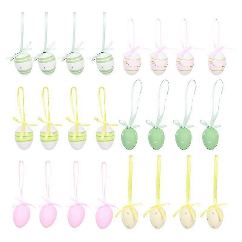 24pcs Easter Eggs Decor