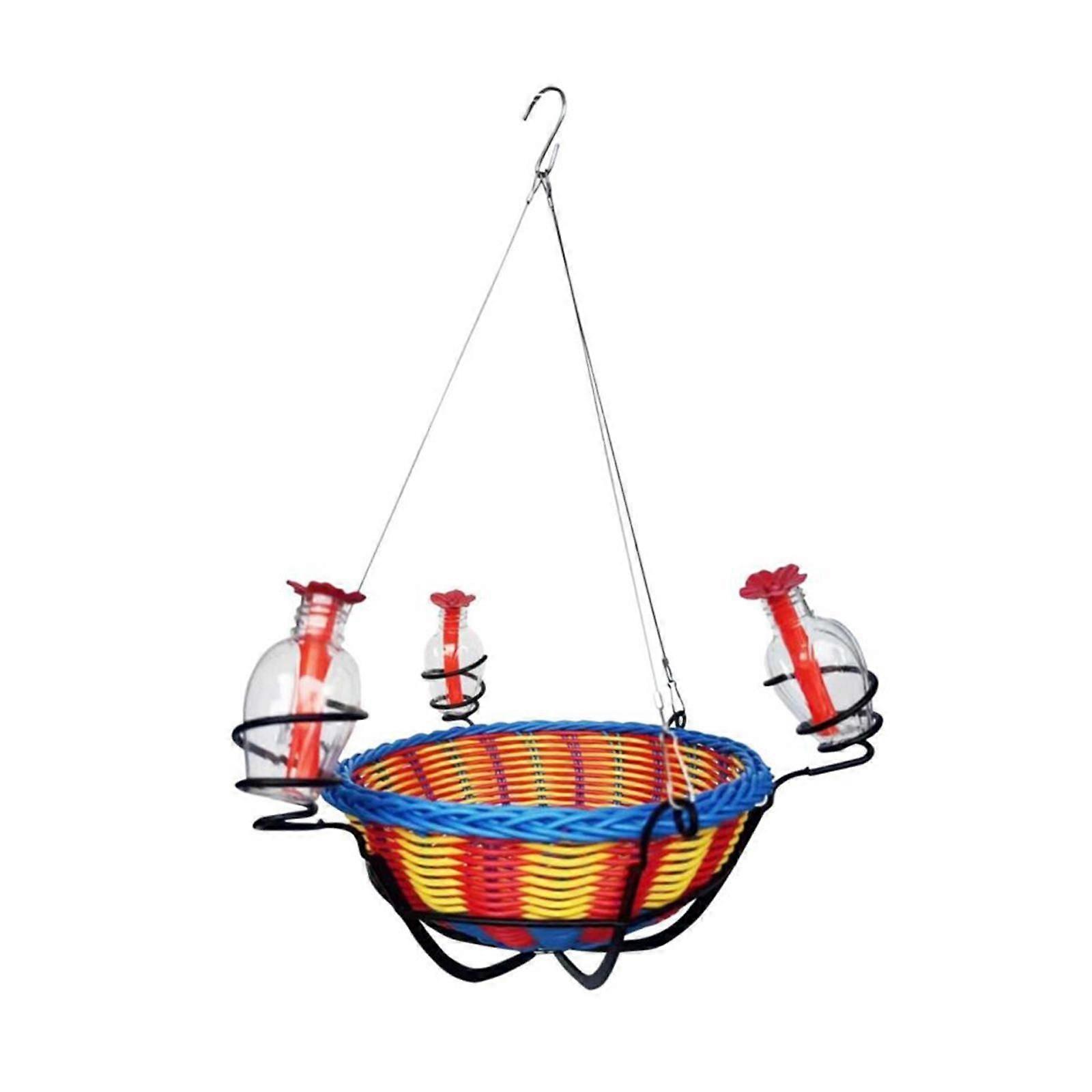 Outdoor Hummingbird Feeder Easy Installation Gardening Hanging Flower Basket