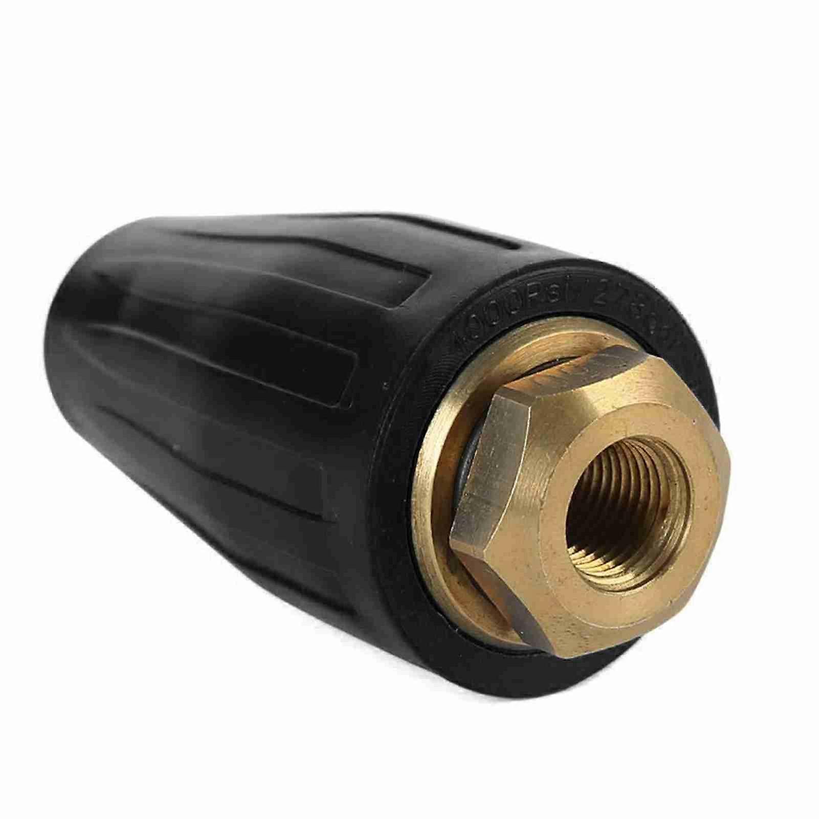 Pressure Washer Tips Turbo Nozzle 4000psi Max Rotating Pressure Washer Nozzle with 1/4'' Quick Connect for Remove Ads Bark Rust