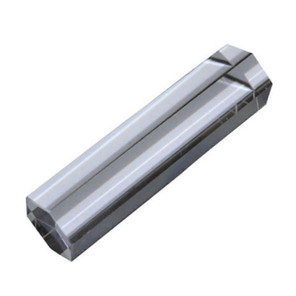 Optical Hexagonal Prism for Photography Seven-Color Reflects Sunlight 15X62mm Light Guide Prism Physical Experiment