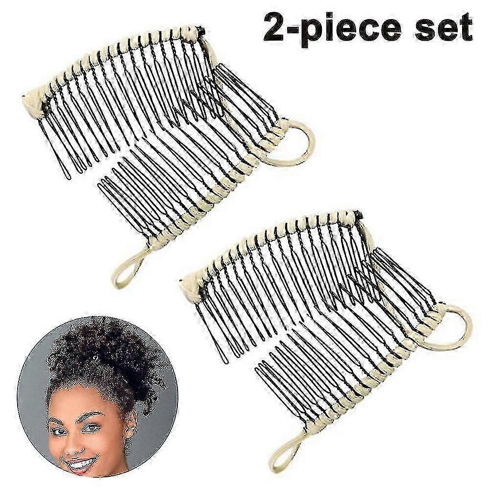 2 Pieces Banana Hair Clip Large Vintage Banana Clip Ponytail Holder Comb For Women Girls Hair Accessory