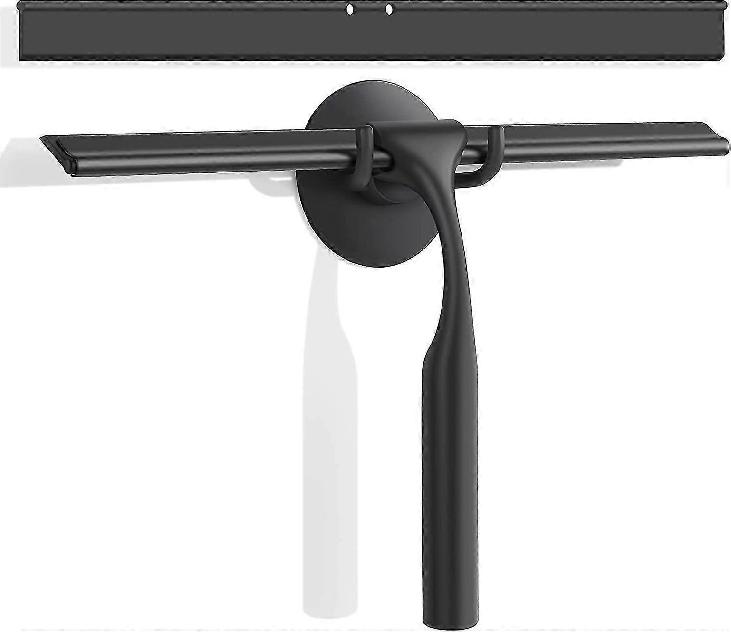 Window Shower Squeegee with Wall Mount, 25cm Window Squeegee (D-583-A)