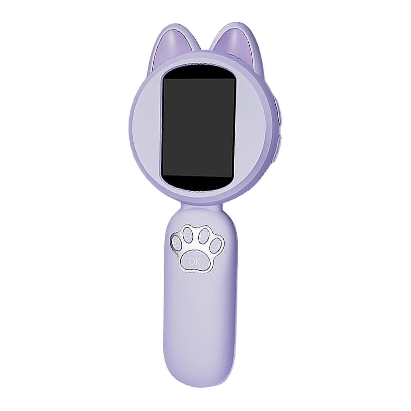 Child Pocket Microscope with 2inch LCD Screen Handheld Microscope Support ABS Microscope Photograph for Child Adults  Purple