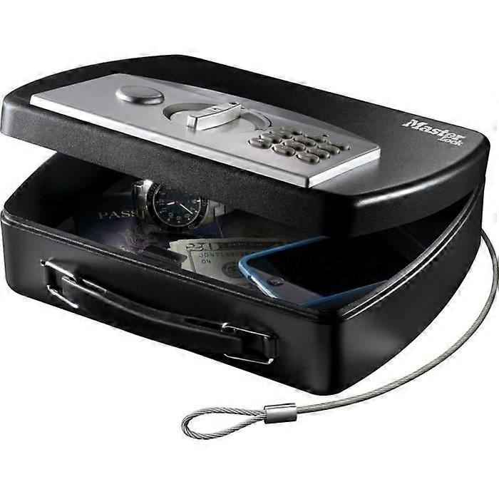 Master Lock Small Portable Electronic Combination Safe P008EML