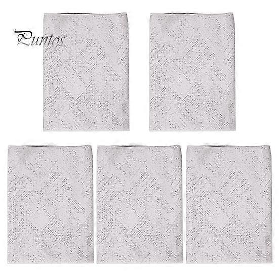 1/5 Pcs Dinner Napkin Solid Color Washable Seamless Royal Shine Glamor Table Decor for Hotel Restaurant Dining Banquet Wedding Luxurious Party Napkins