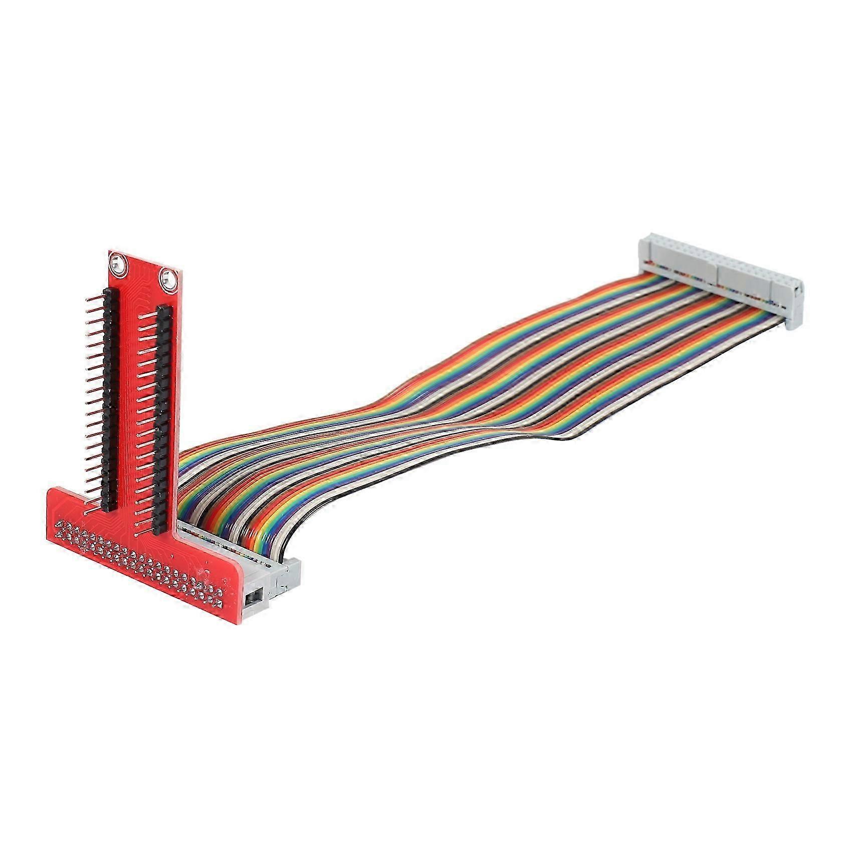 WINGONEER® RPi GPIO Breakout uitbreidingskaart lintkabel voor framboos Pi 3 2 WINGONEER® RPi GPIO Breakout uitbreidingskaart lintkabel voor framboos Pi 3 2