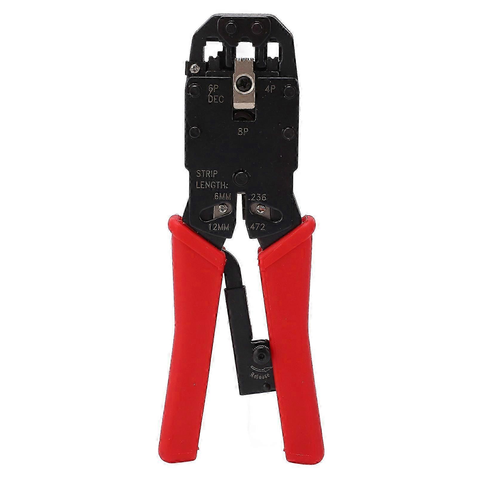 Network Crimping Tool Multi Usage High Efficiency Ratchet Crimper Stripper Clește Network Crimp Tool HT 2008R