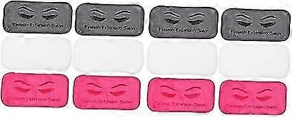 12 Pack Eyelash Extension Makeup Kit Makeup Tools Forehead Rest Eyelash Extension Small Towel