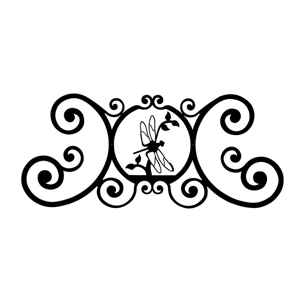 Dragonfly Over Door Plaque