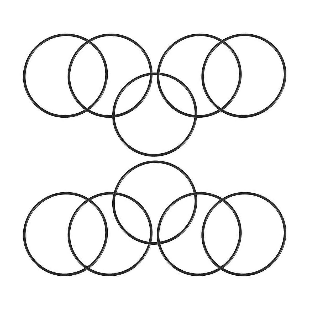 10 PCS Metric O Rings Black Nitrile Rubber 100 mm OD 3 mm Thickness
