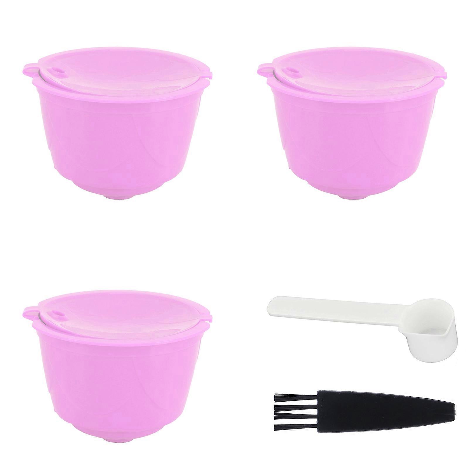 Reusable Capsules Set Refillable Filter Cup Pod for DOLCE GUSTO Coffee Machine