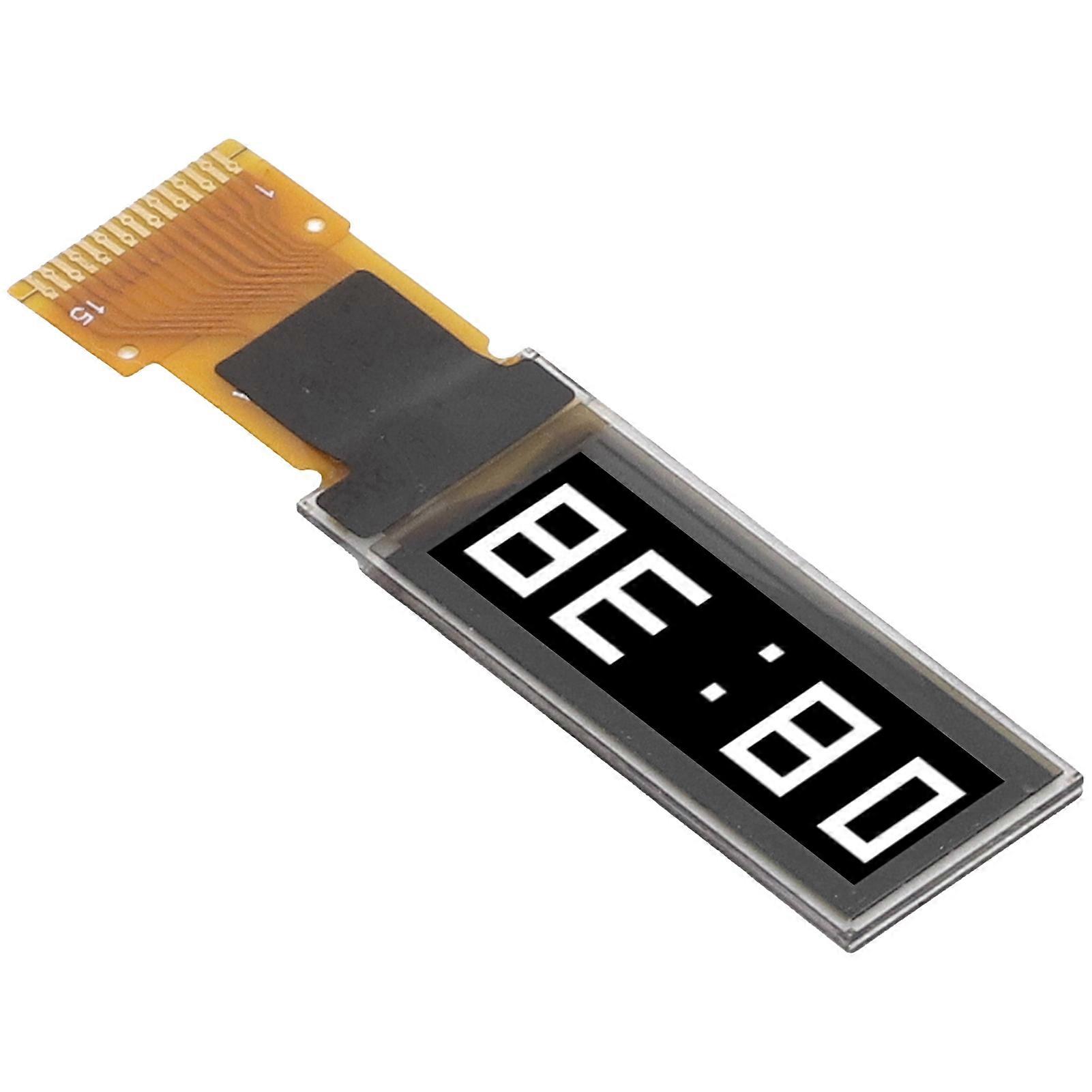 4 Pcs 0.91in Display Screen Organic Light Emitting Diode SPI Interface 15PIN Display Module White 