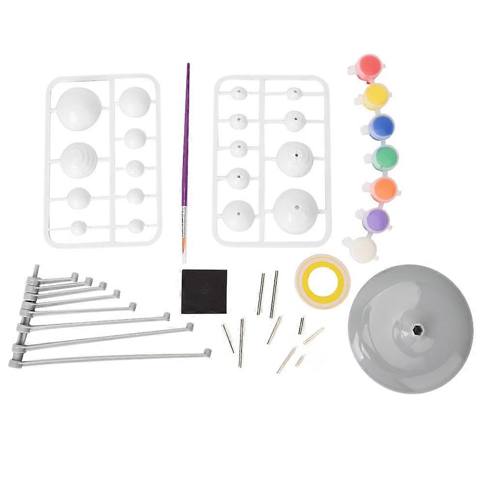 DIY Puzzle Assembling Planetary Solar System Toy Kid Educational Toy