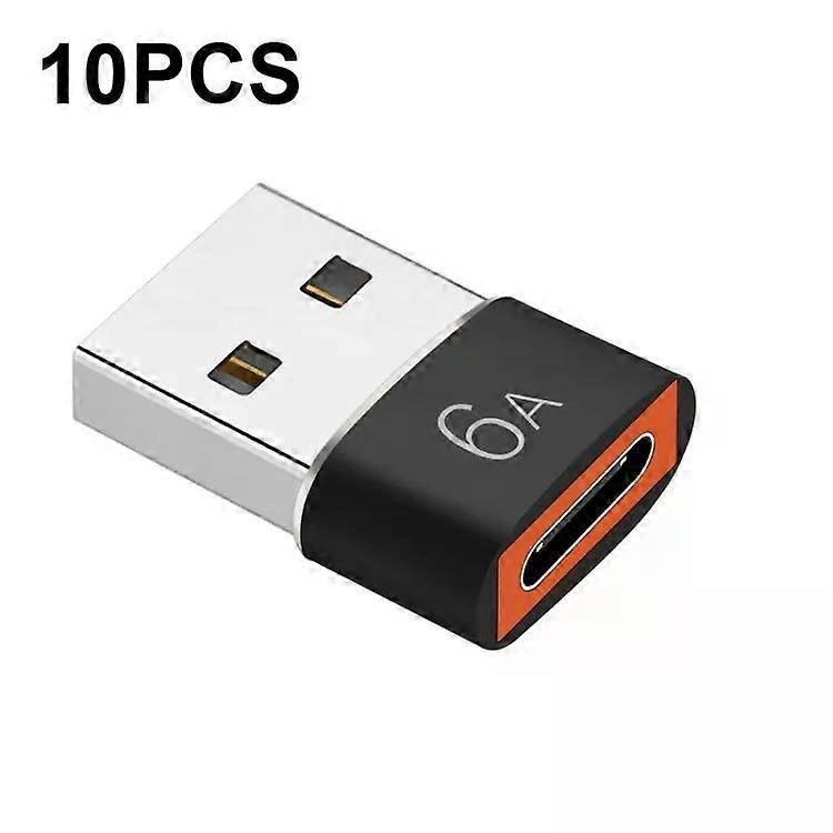 Type-C to USB 3.0 Adapter-10 PCS,Charging & Data Transfer,HOWJIM HJ003 Black Black