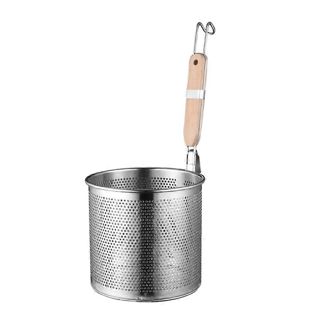 Noodle Strainer Stainless Steel Pasta Spider Colander with Handle for Large Pots Random Style Mesh Design