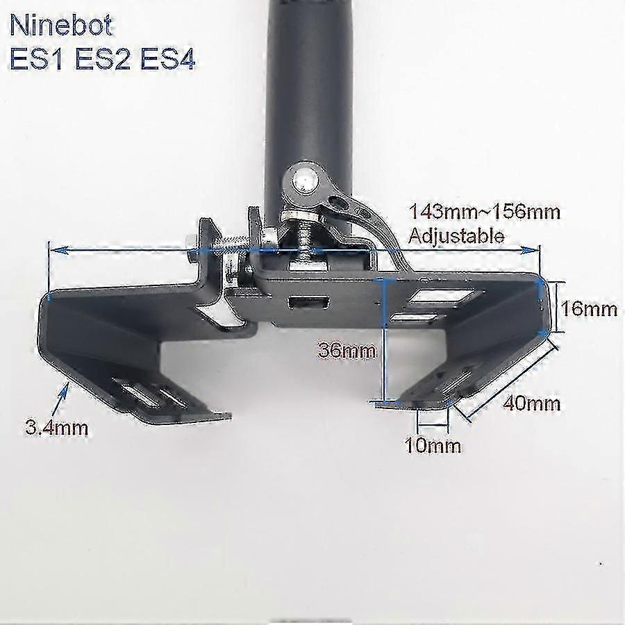 Cushion Chair Seat Adjustable Folding Saddle For Segway Ninebot Es1 Es2 Es4 Max G30 Electric Scooter Without Punching