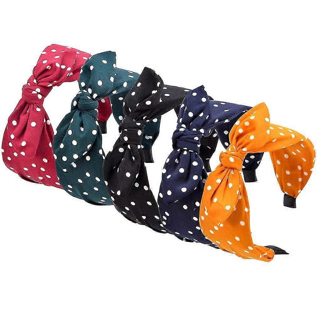 Αξιολάτρευτα αυτιά Minnie Mouse Headbands για κορίτσια - Ιδανικό για πάρτι, cosplay, και καθημερινή φθορά - 5 Pack