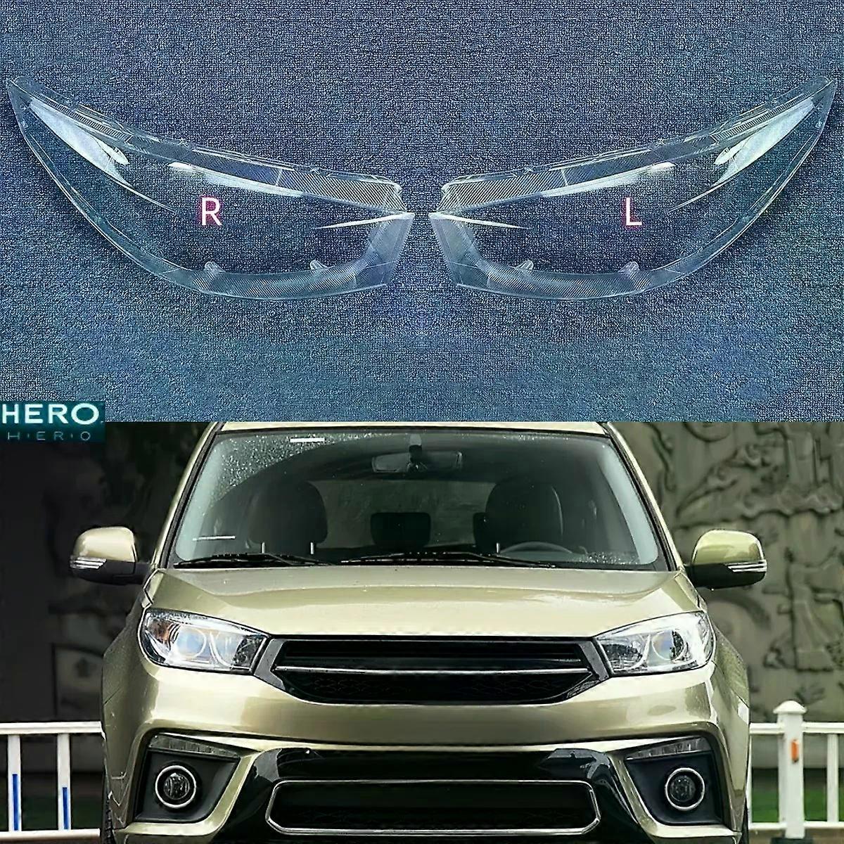 High qualityFor Chery Tiggo 3 2014-2022 Headlight Shell Transparent Headlamp Cover Plexiglass Replace Original Lampshade