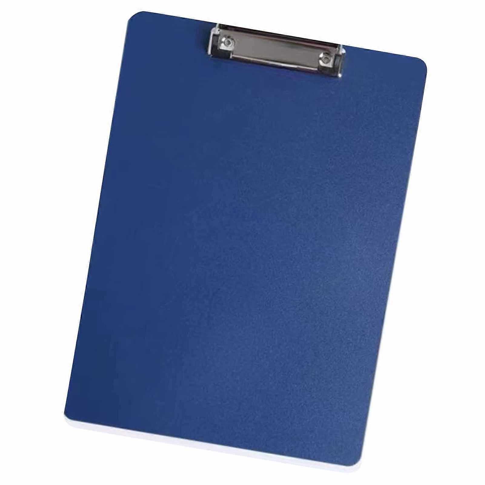 A4 Clipboard Thickened Multipurpose Desktop Document Holder for Files Materials School Office Dark Blue