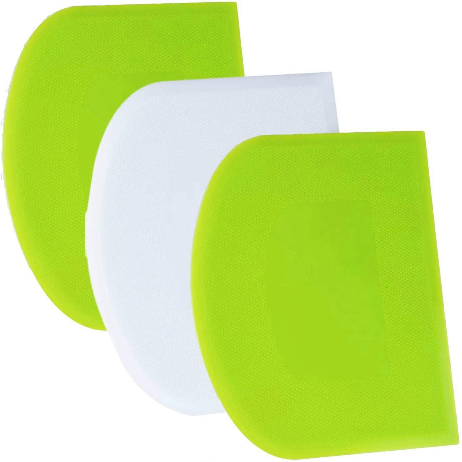 Flexible Dough Scraper Set, Multipurpose Bench Cutter for Baking