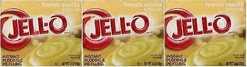 Jell-O French Vanilla Instant Pudding Dessert Mix 3 Pack