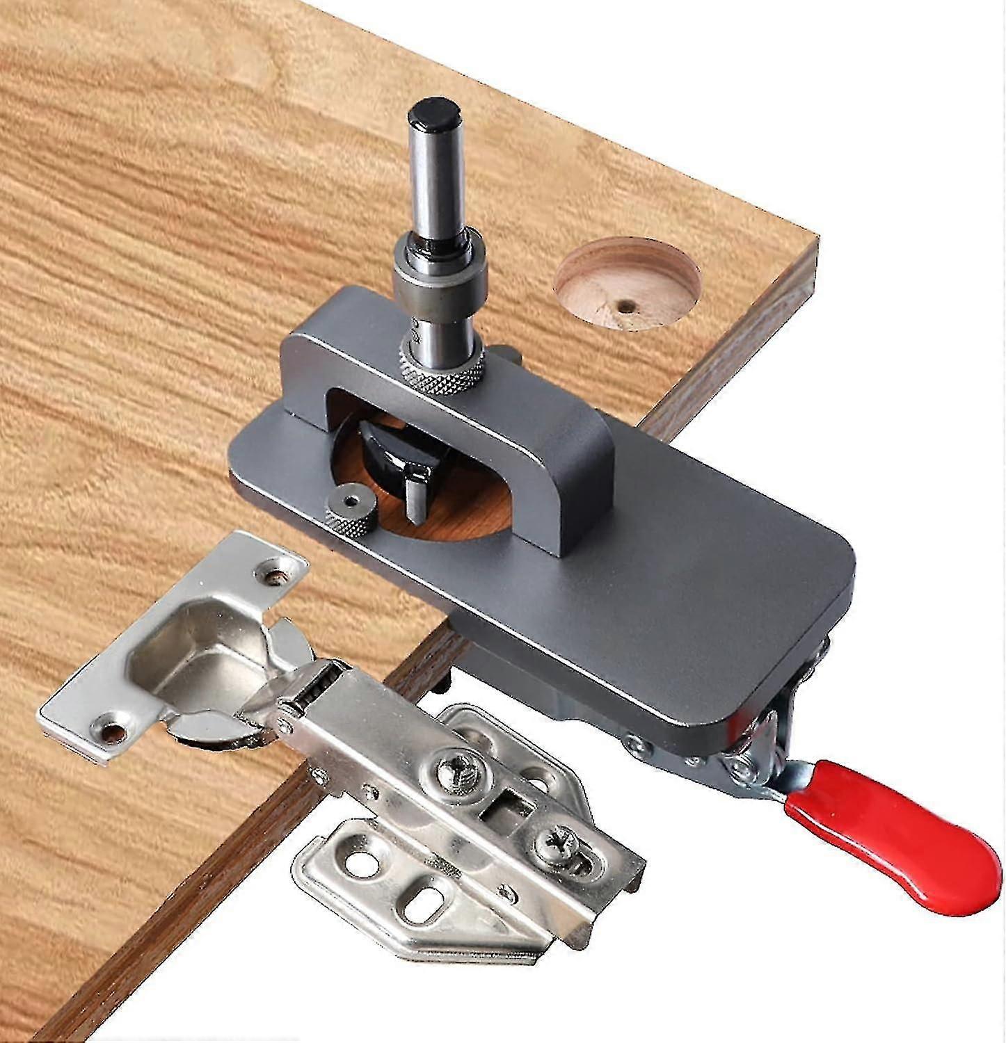 Concealed Hinge Jig, 35mm Stainless Steel Hinge Drilling Jig