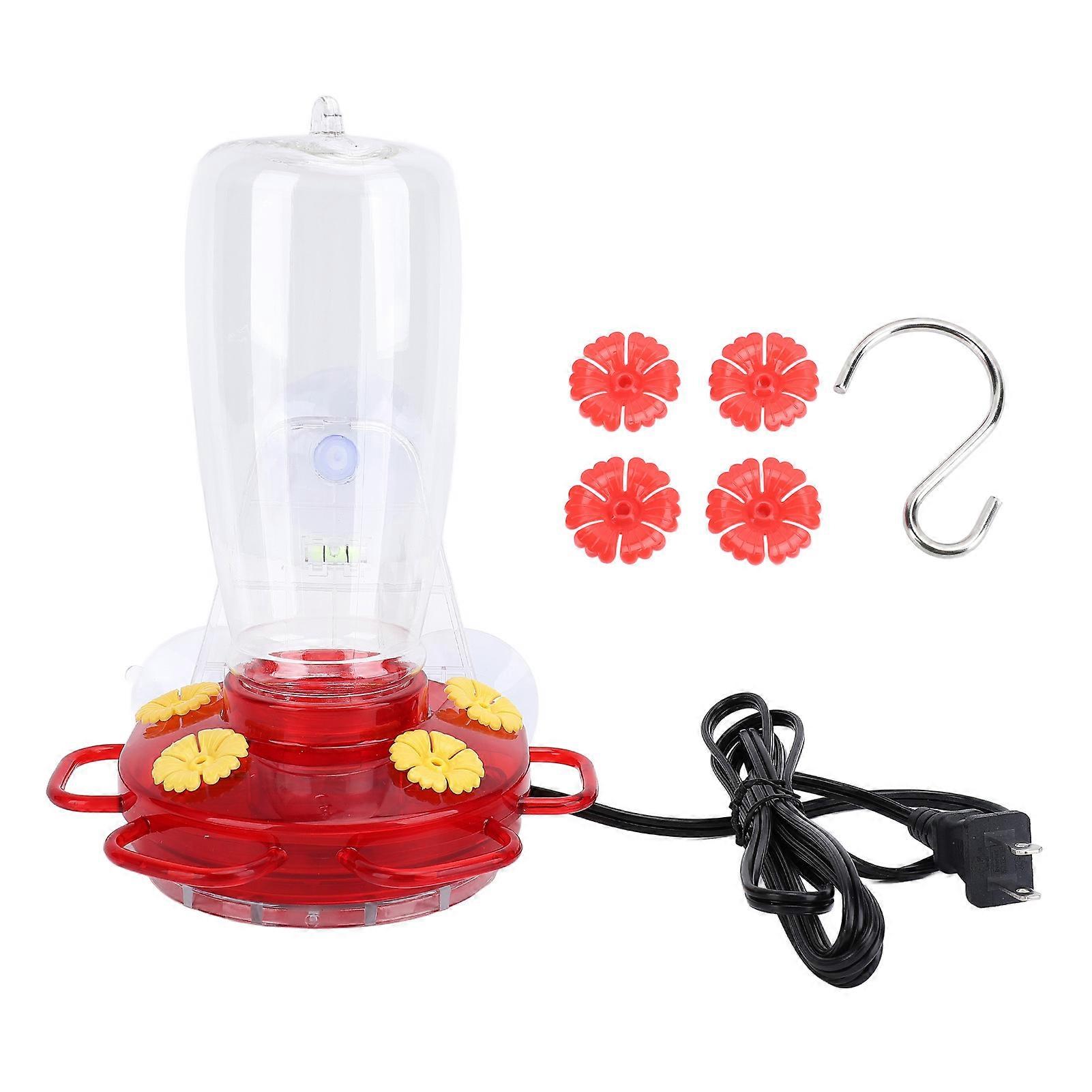 Heated Hummingbird Feeder for Outdoor Hanging Hummingbird Feeder with Suction Cup for Window Garden