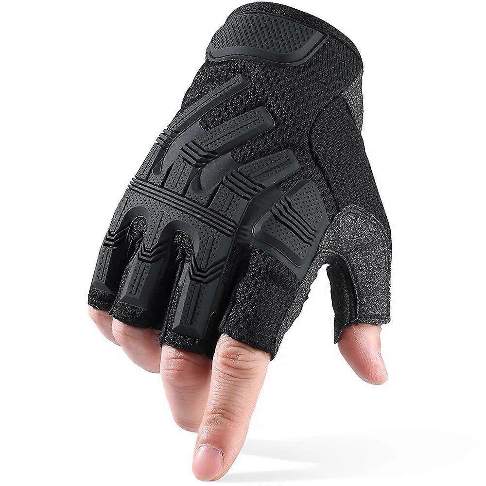 New motorcycle bike Fingerless gloves Airsoft half-finger gloves Tactical Military Army biking Running Hiking mittens man