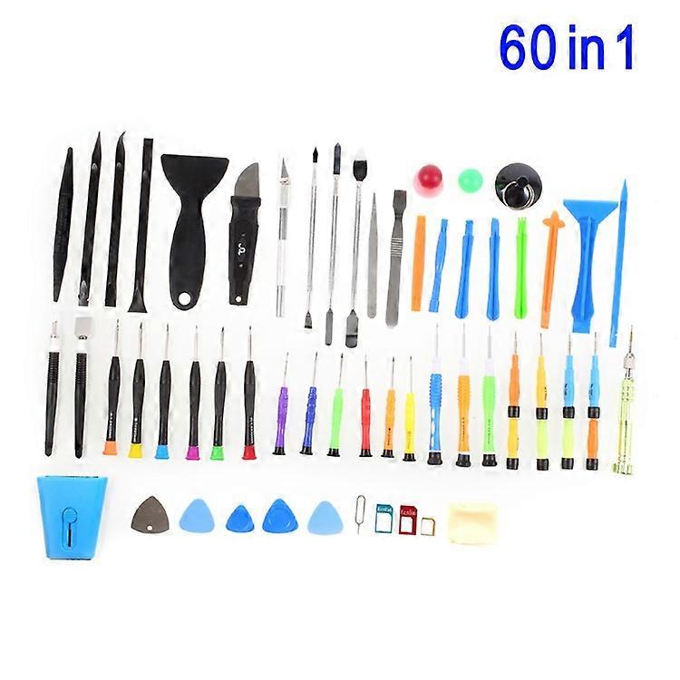 60-in-1 Precision Opening Tools Screwdriver Pry Spudger Kit Compatible For iPhone Samsung