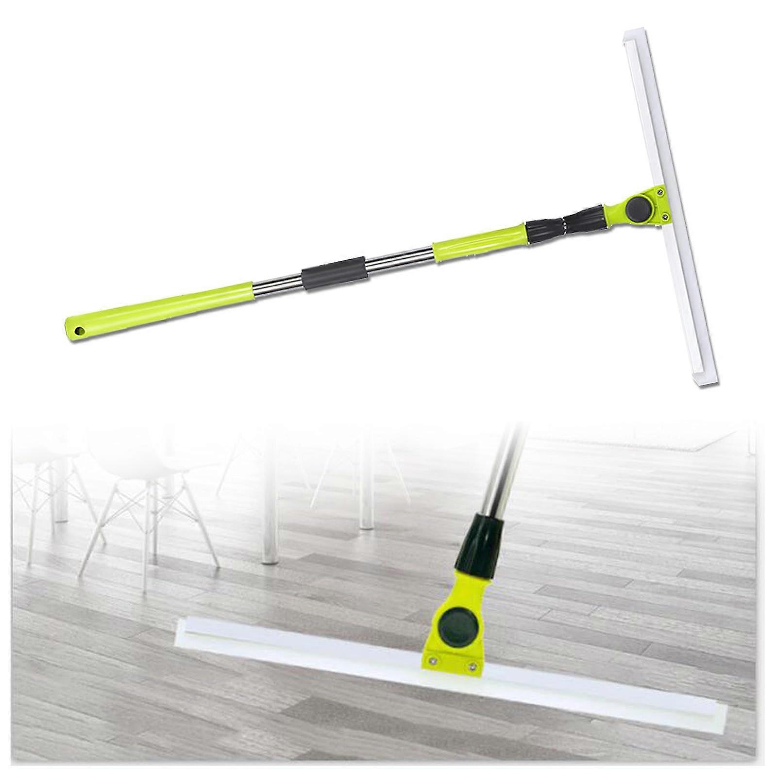 Squeegee Broom for Floor, with 51 Long Handle Squeegee for Floor, Silicon Broom for Smooth Floors,Rugs,Windows,Small:35×130cm