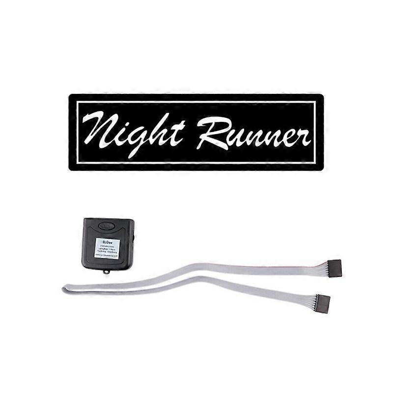 Windshield Night Runner LED Light Window Stickers for JDM Glow Panel