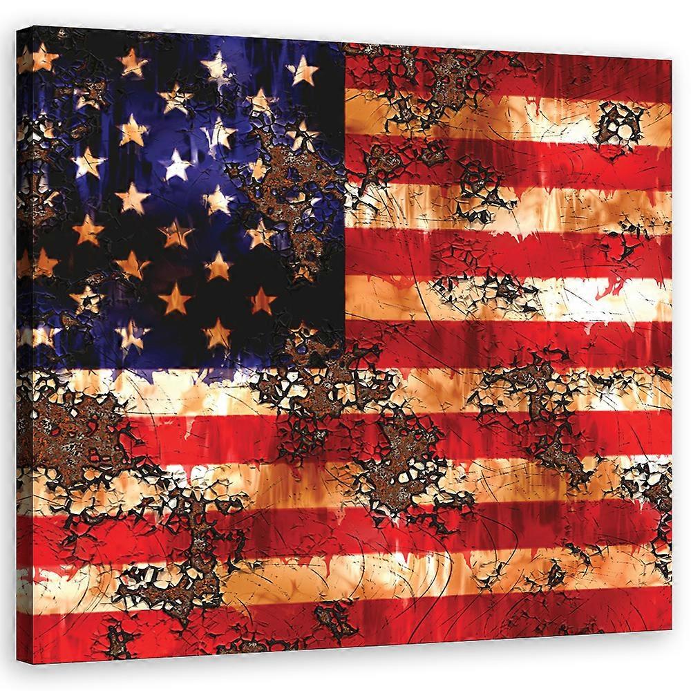 Imprimare pe pânză, Abstracțiuni - Colorat - 30x30