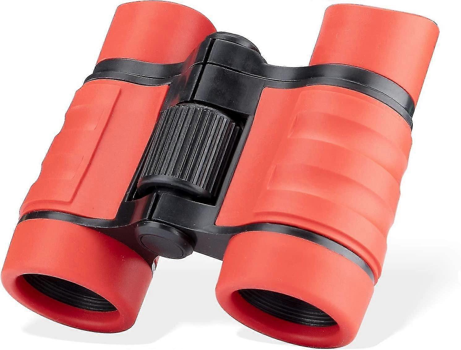 1PC,Binoculars for Kids,Binoculars Compact Shockproof Binosulars,Red,4x30