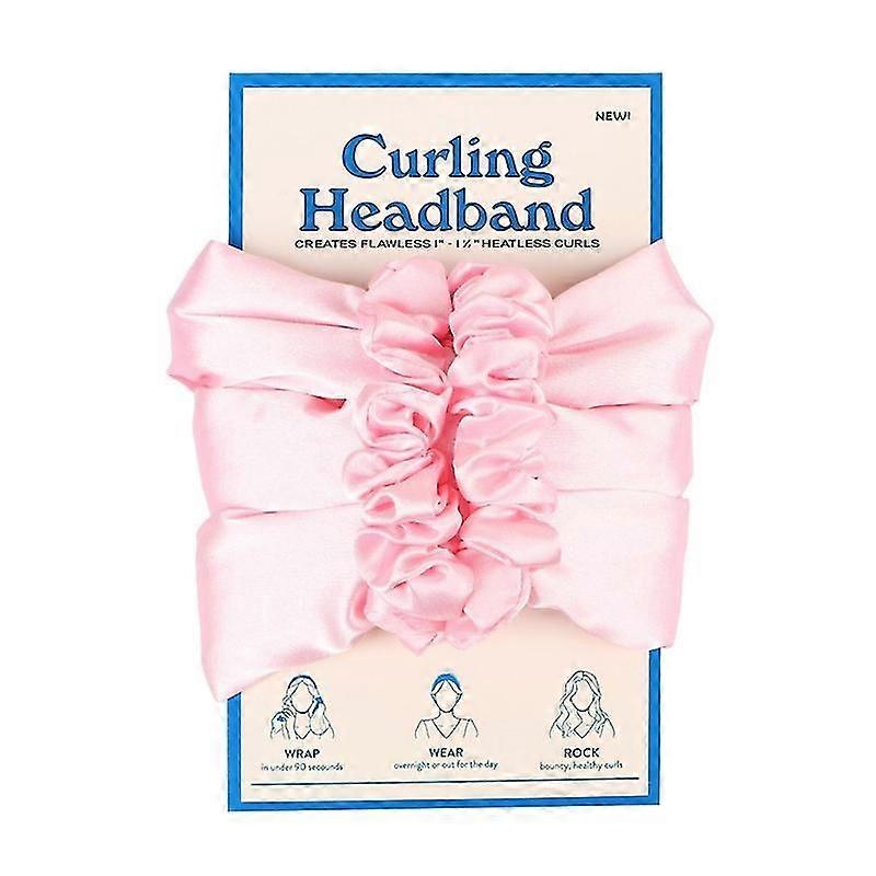 Varmeløs krøllestang Pandebånd Hår Curler Lazy Curling Wand Ingen varme Curling Wand Big Wave Frisør DIY styling værktøjer til kvinder piger