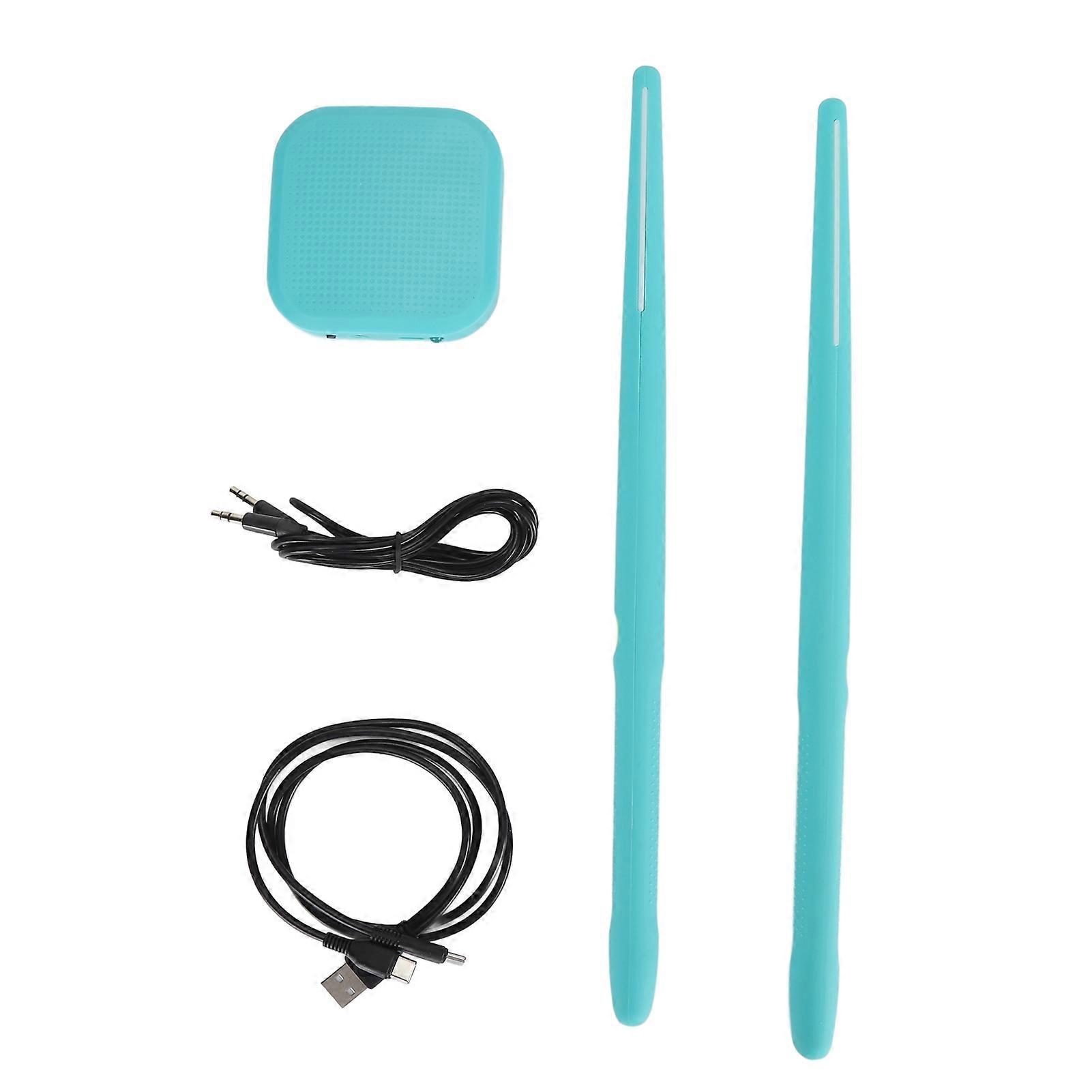 Air Drum Kit Portable Virtual 3D Motion Sensing Somatosensory Virtual Drum Set for Children Adult Beginners