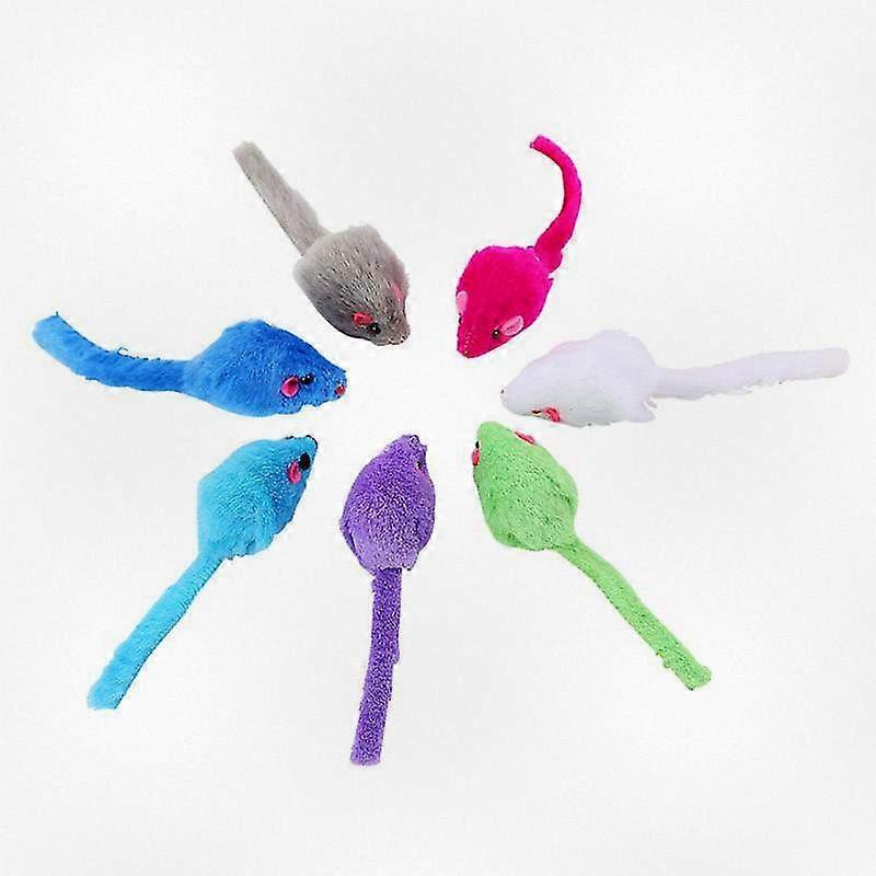 Colorful Cat Feather Wand Toy with Suction Cup - Interactive Spring Mouse Teaser for Playful Pets