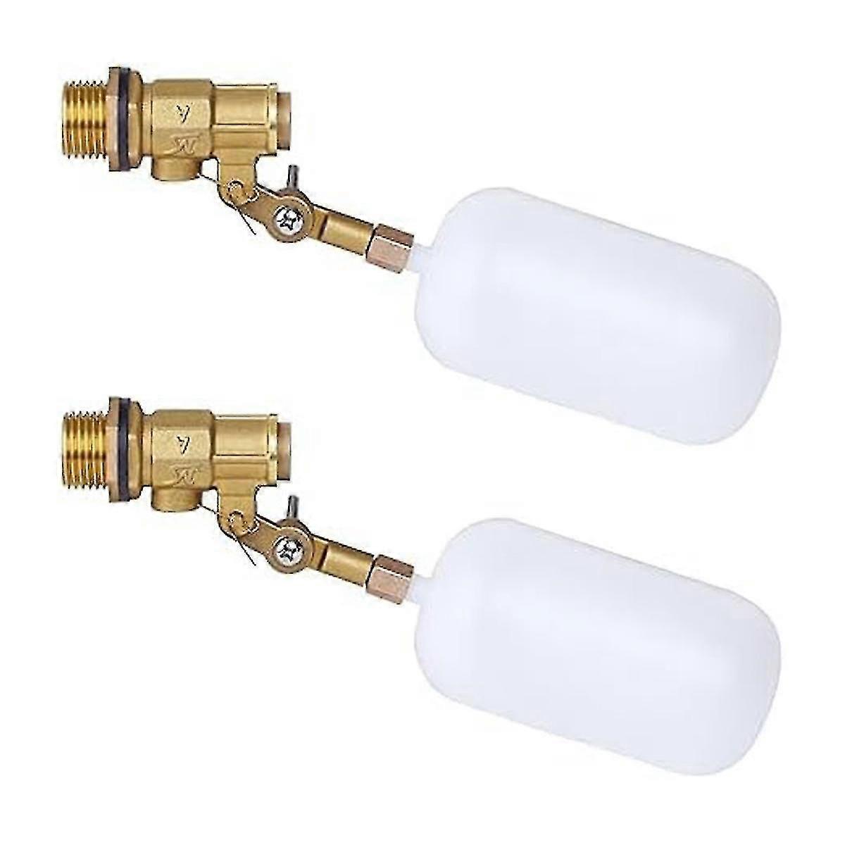 Vanne à flotteur d’eau à remplissage automatique de 1/2 pouce pour étangs et réservoirs d’élevage, fonction d’arrêt