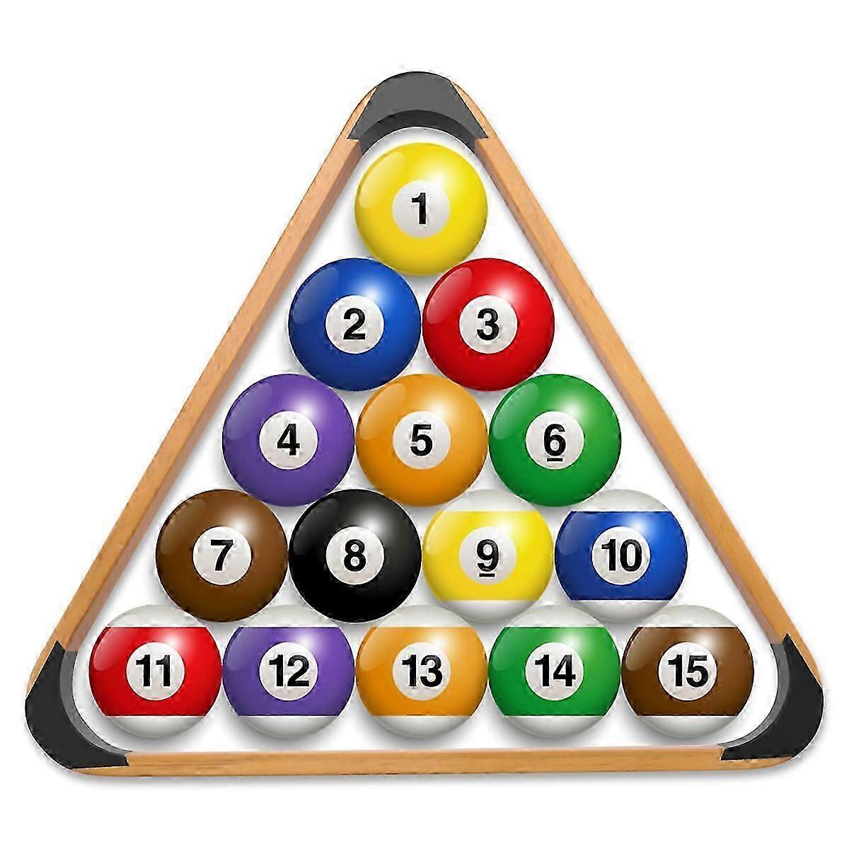 Wooden Billiard Ball Rack Solid Triangle Rack Pool Ball Racks Triangle Billiard Ball Racks Triangle