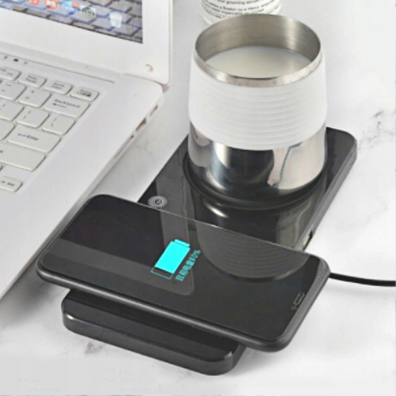 Coffee Warmer With Phone Charger