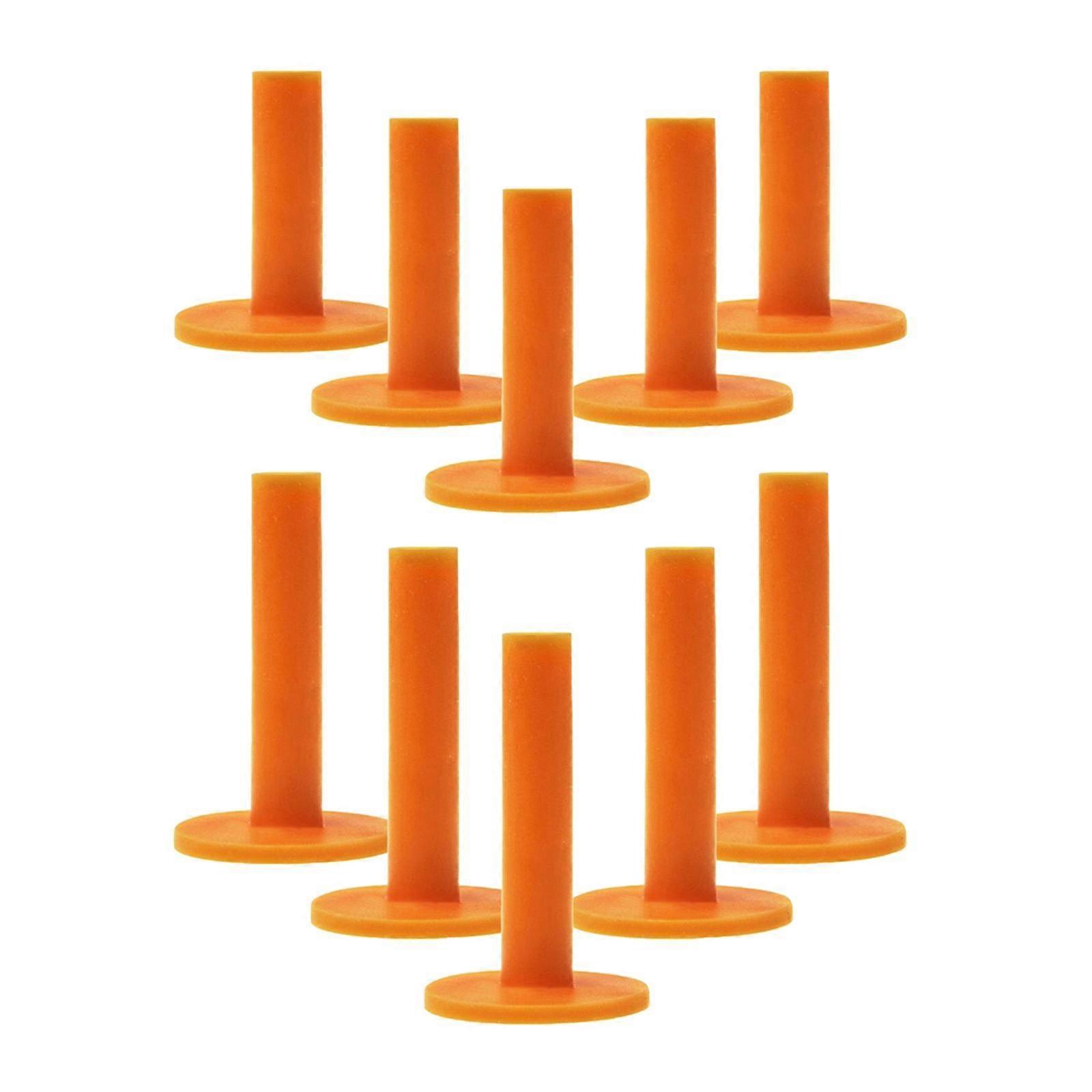10x Unbreakable Golf Tee Holder Practice Soft Tees Rubber Tee Accessories