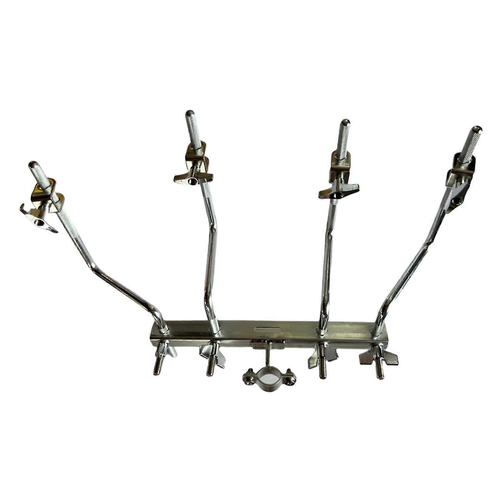 Cowbell Attachment Clamp for Bass Drum Kits, 4 Head