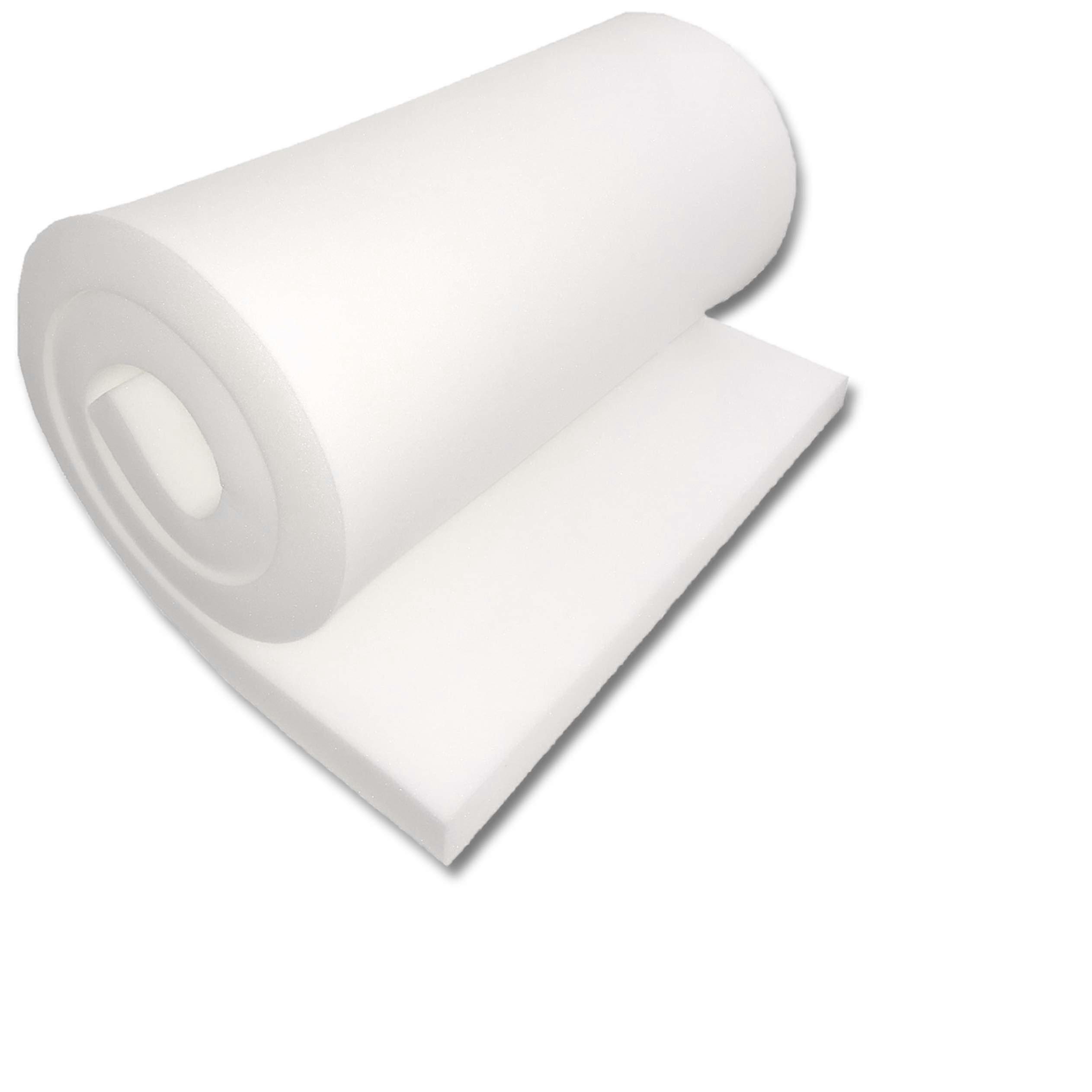 1' x 24' x 80' Upholstery Foam, White