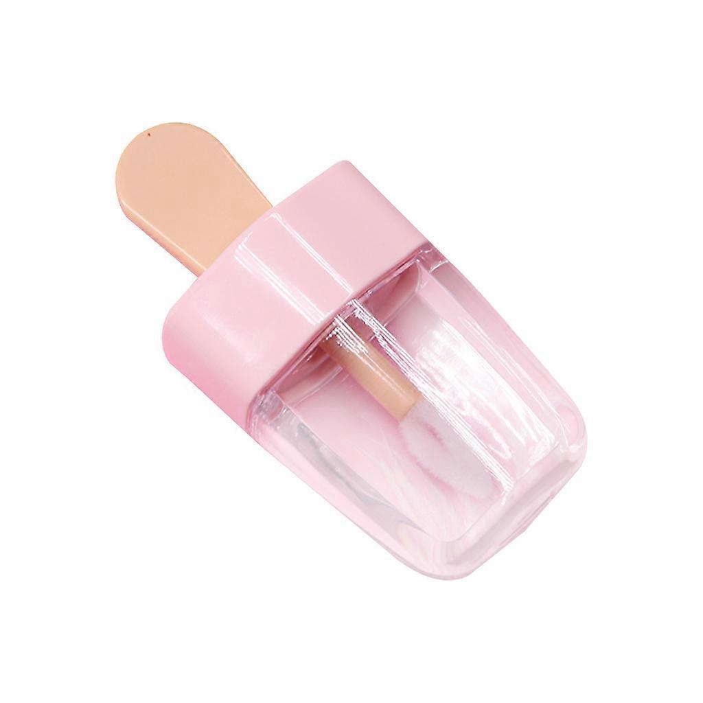 3.2x6.8cm Sweet Ice Cream Shape Mini Lip Gloss Tube Empty Lip Balm Container Wit